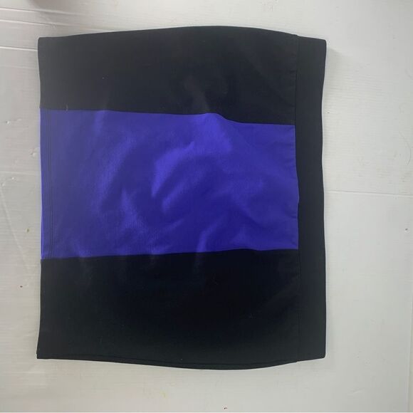 Torrid SIZE 3X Black and Violet Colorblock Bodycon Pull -On Miniskirt - Picture 5 of 6